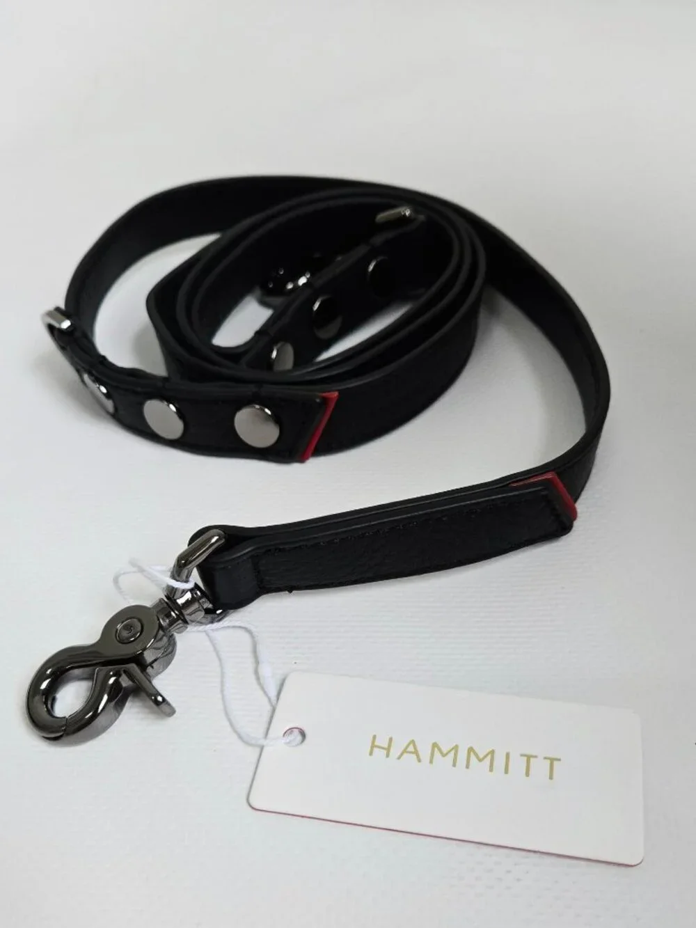 Hammitt Butchie Leash, Black/Gunmetal